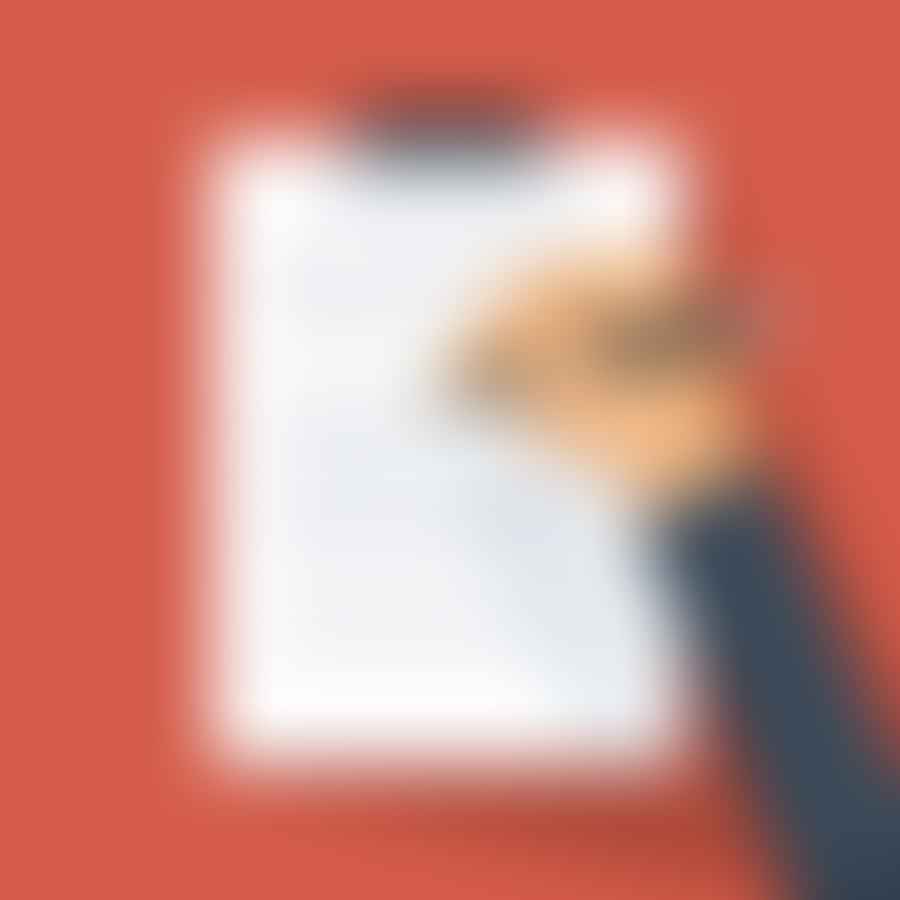 Hands filling out WC-14 form